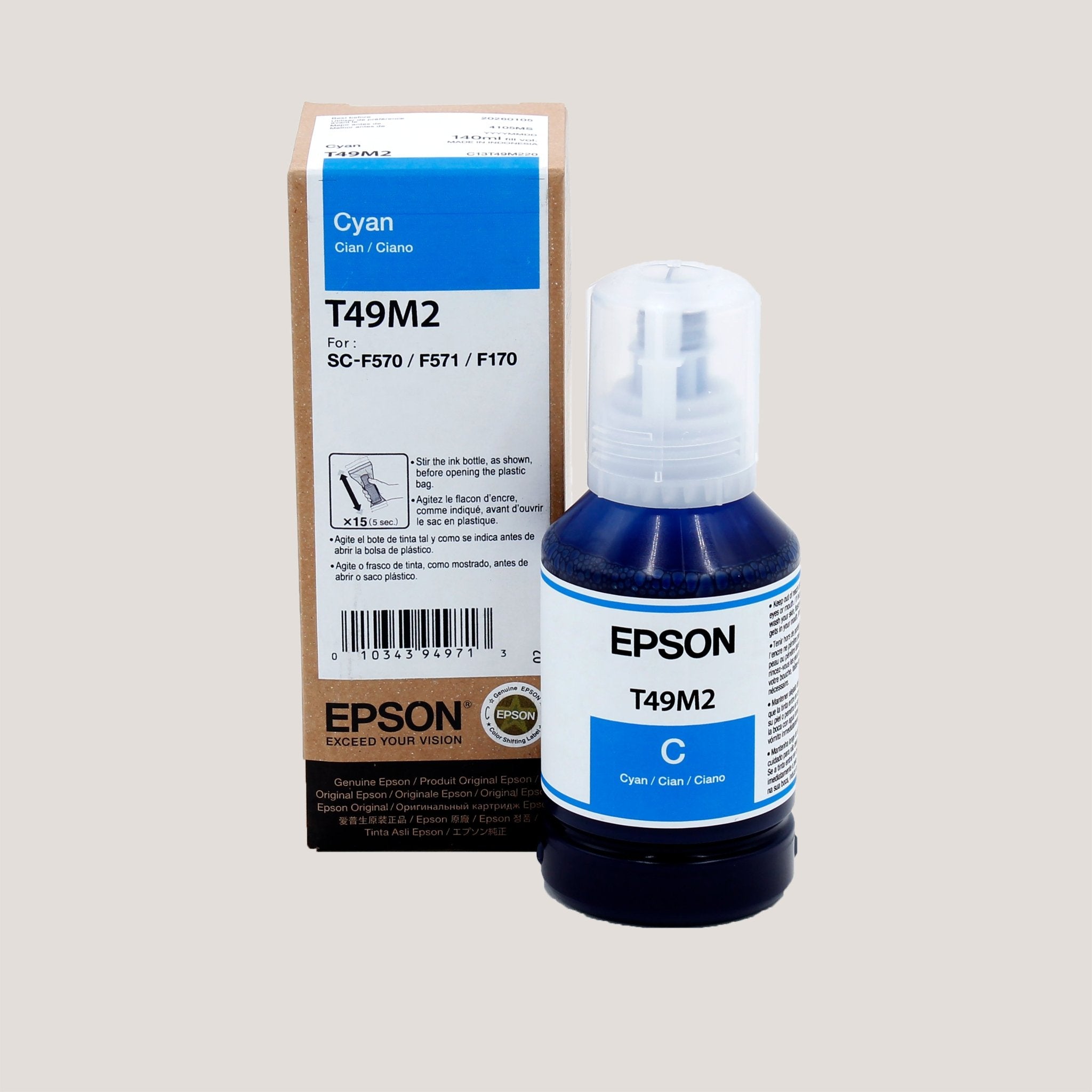 Sublimation Ink - Peleman Industries Inc. - Cyan Ink -