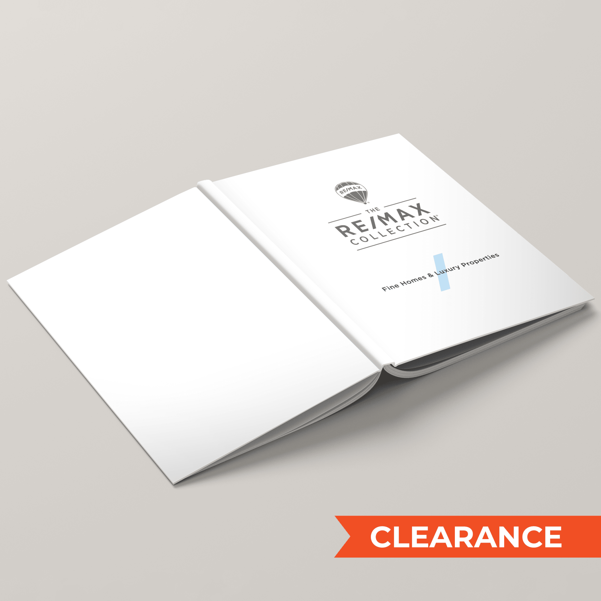 The RE/MAX Collection Bindable - Lay Flat HARDCOVER - CLEARANCE (10 Pack) - Peleman Industries Inc. -