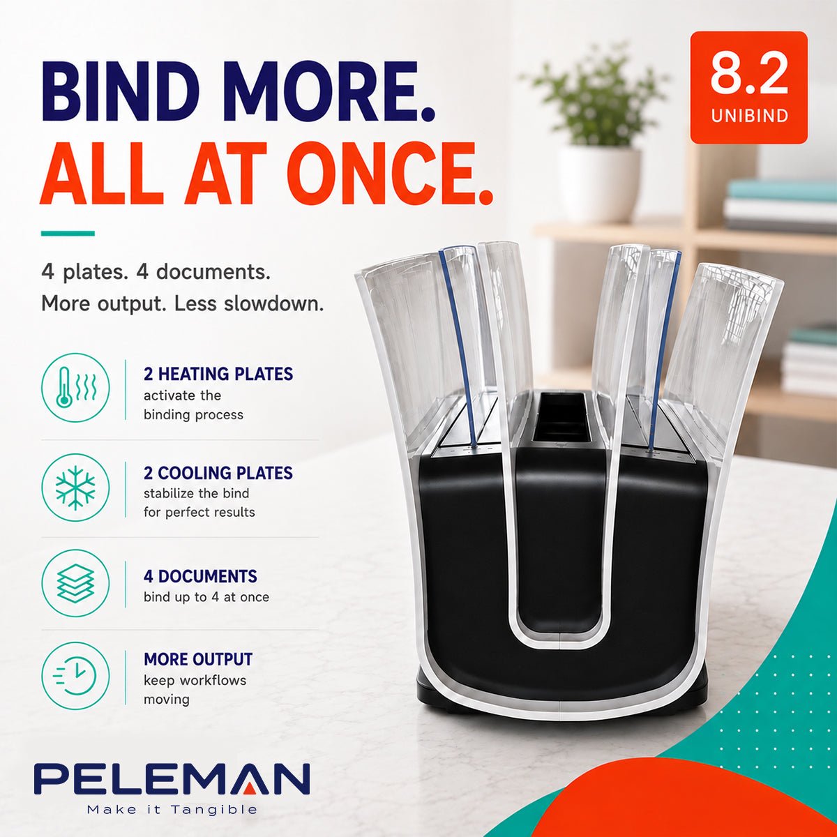 Thermal Binding Machine Unibind 8.2 - Peleman Industries Inc. - Binding Machine -