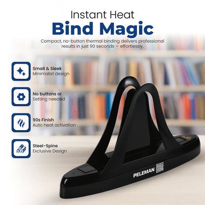 Unibind 60 Pro Binding Machine with 10 Hardcovers for Pitch Decks, Presentations, and Photo Albums