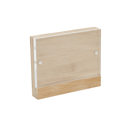 4x6 Bamboo Acrylic Frame (10 Pack) - Peleman Industries Inc. - 