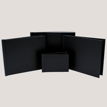 Astrale Black Clamp Binding Photobook – reusable hardcover photo album with clamp binding system by Peleman