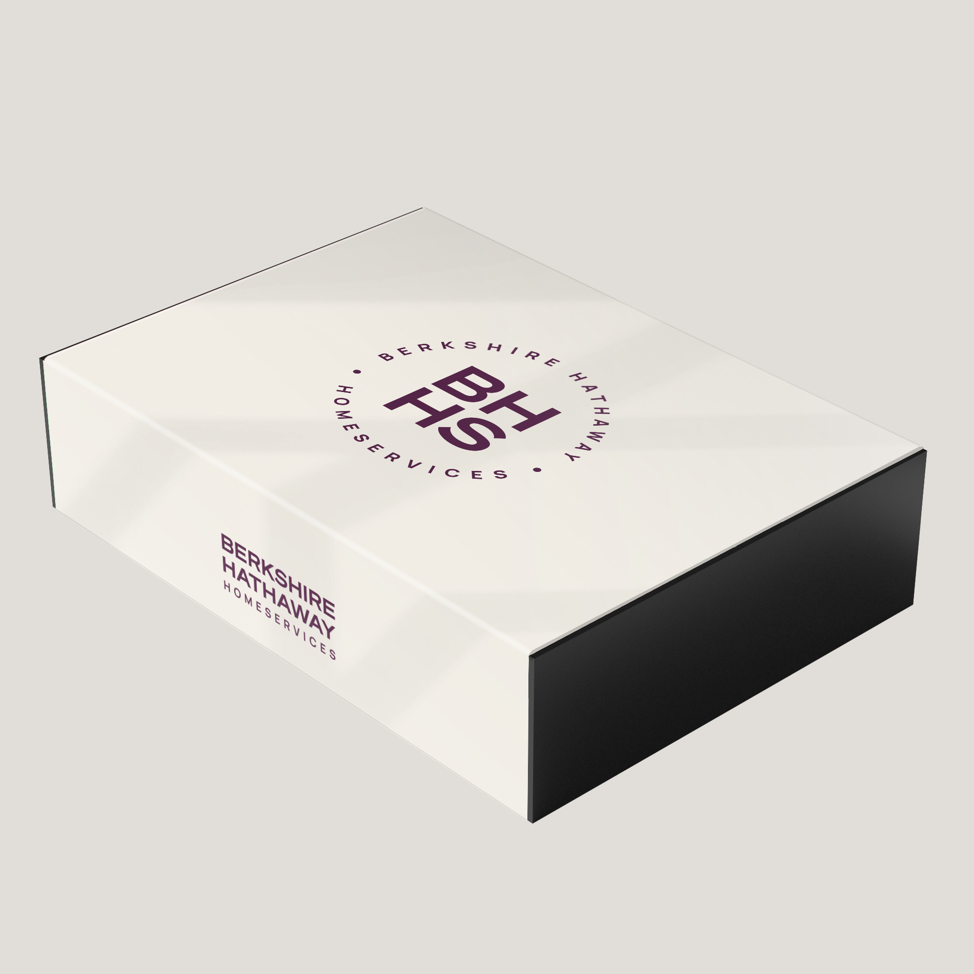 White box with Berkshire Hathaway HomeServices branding on a light gray background