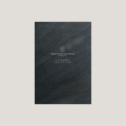 BHHS Luxury Texture Lay Flat Softcover front view with soft touch material and raised UV logo branding