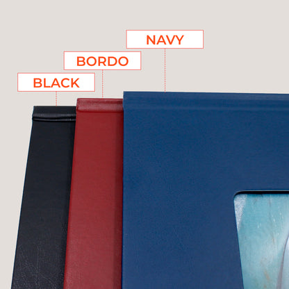 Faux Leather Photobooks w/ Window