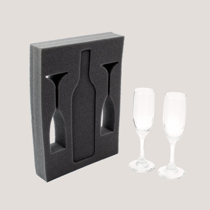 Foam and Glassware insert for Peleman Gift Box