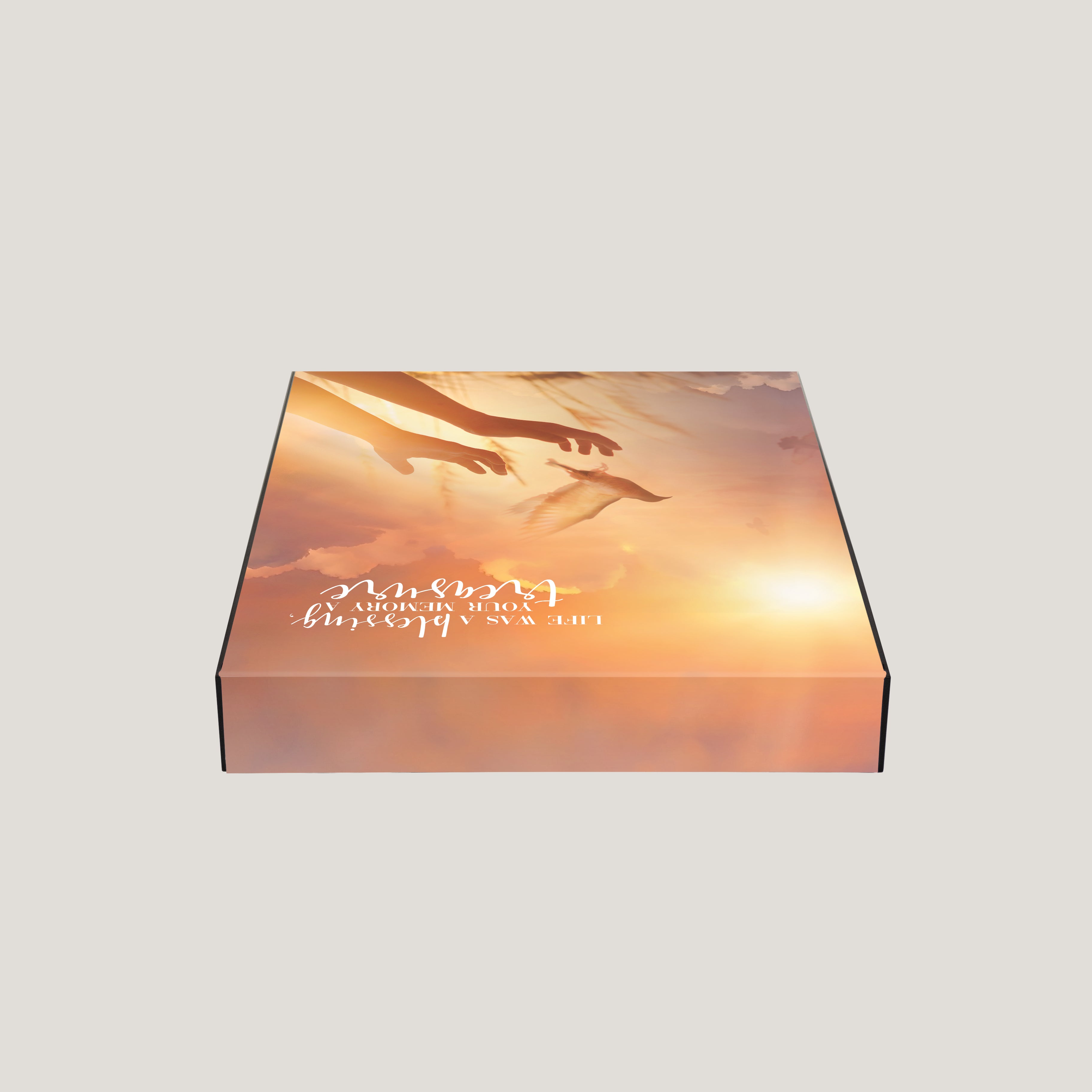 Funeral Sunset Dove 1.5" Keepsake Box (10 Pack)