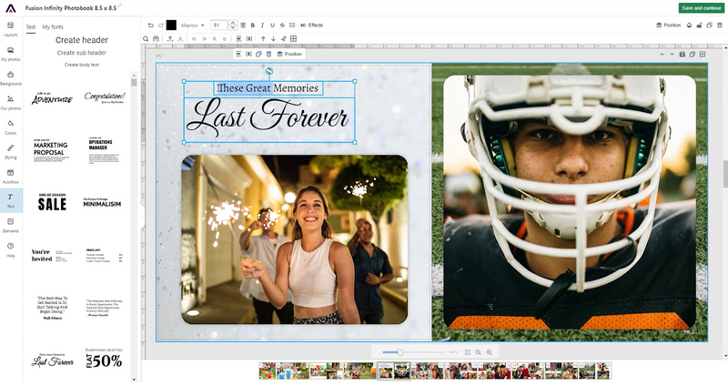 Hardcover Designer editor