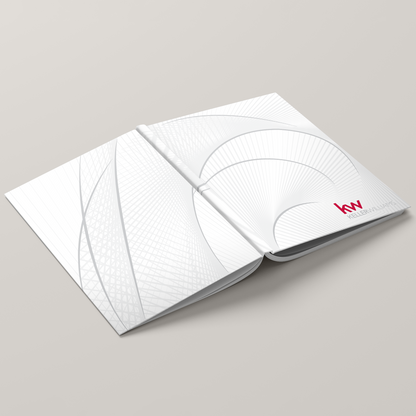KW White Nautilus Bindable - Lay Flat HARDCOVER Soft Touch (10 Pack)