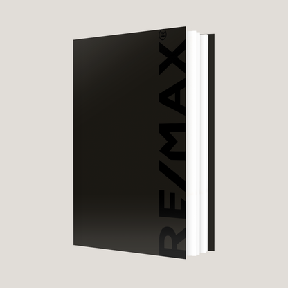 Re/Max Black Black- Lay Flat SOFTCOVER- CLEARANCE (40 Pack)