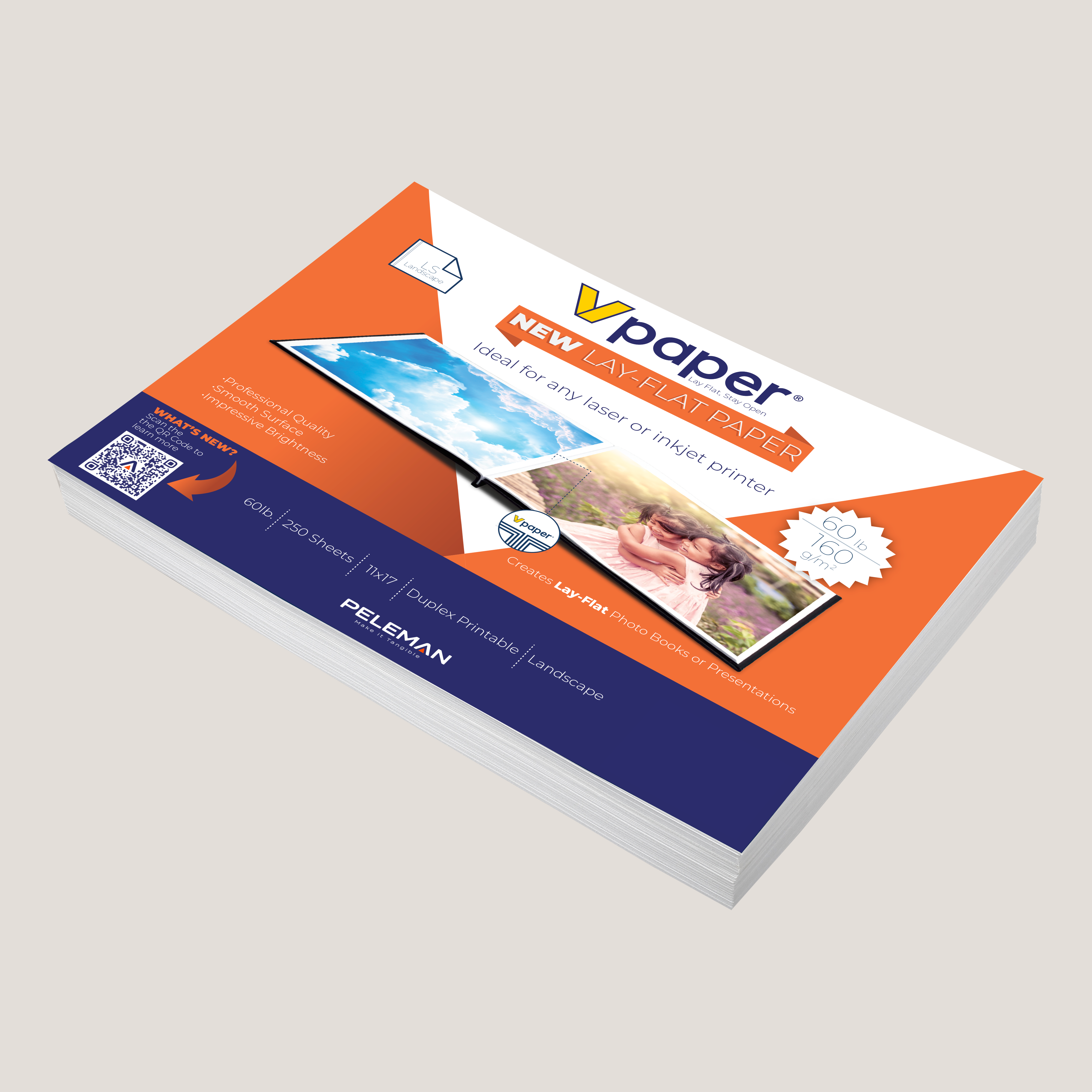Lay-Flat Paper - V-Paper - 11x17
