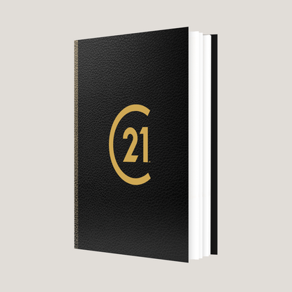 C21 Black Leather - Lay Flat SOFTCOVER - CLEARANCE (40 Pack)