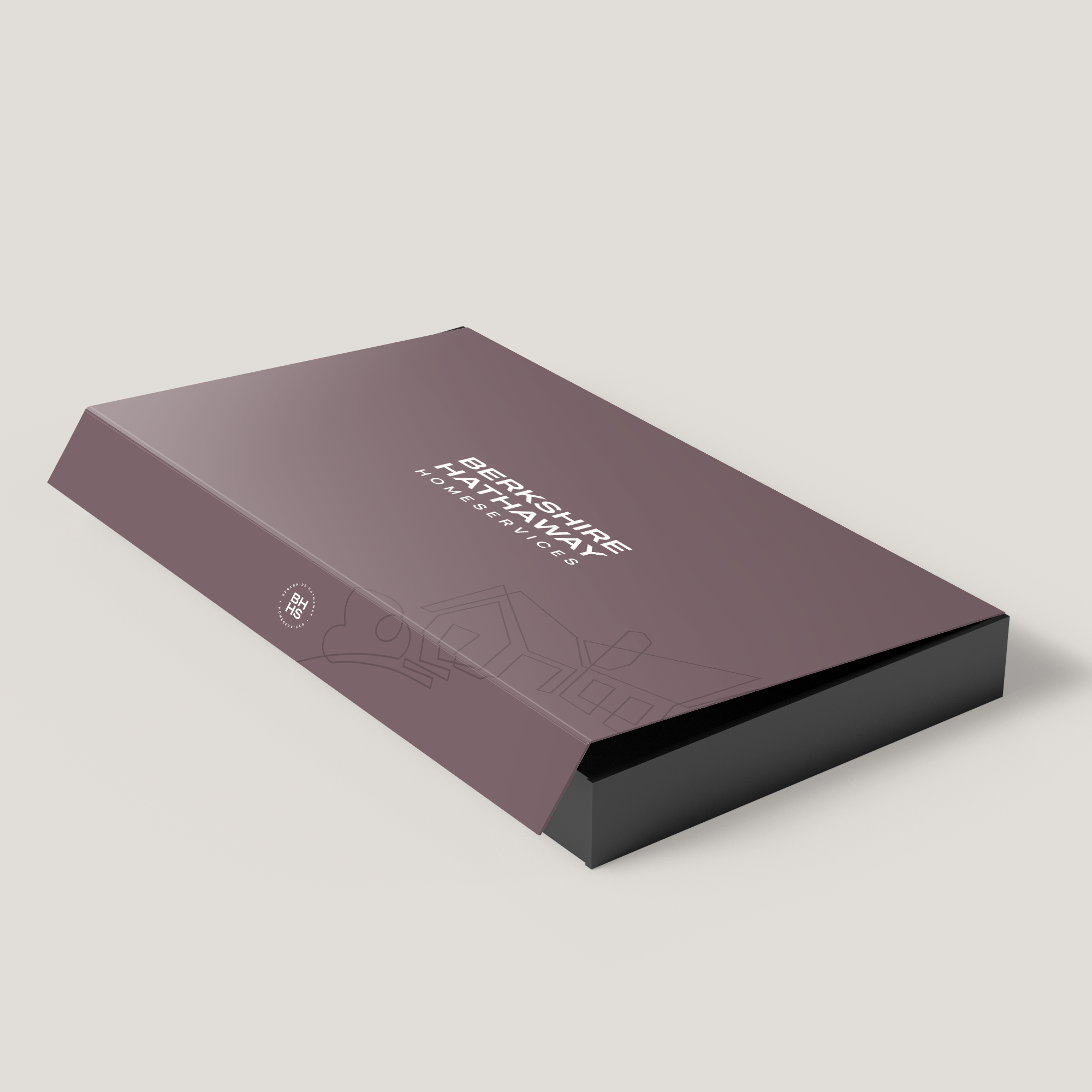 BHHS Dove 1.75 Presentation Box (10 Pack). Elegant dove finish adds a refined touch to presentations. Durable and professional.