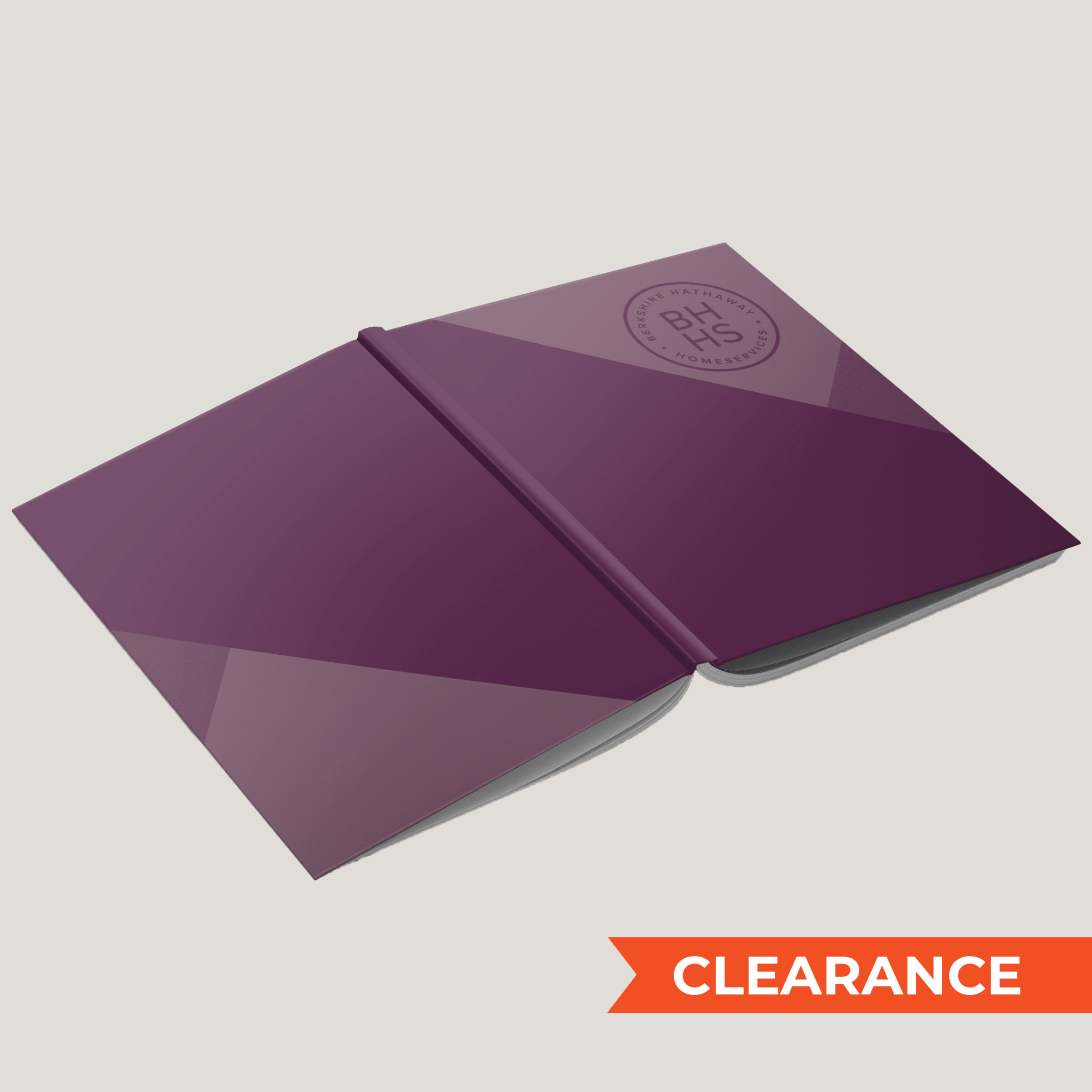 BHHS Cabernet - Lay Flat HARDCOVER - CLEARANCE (10 Pack) - Peleman Industries Inc. - 