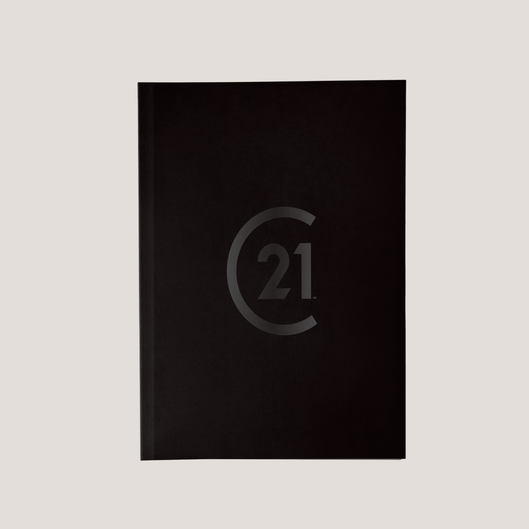 C21 Black Black Logo - Lay Flat POCKET FOLDER - CLEARANCE (40 Pack) - Peleman Industries Inc. - 