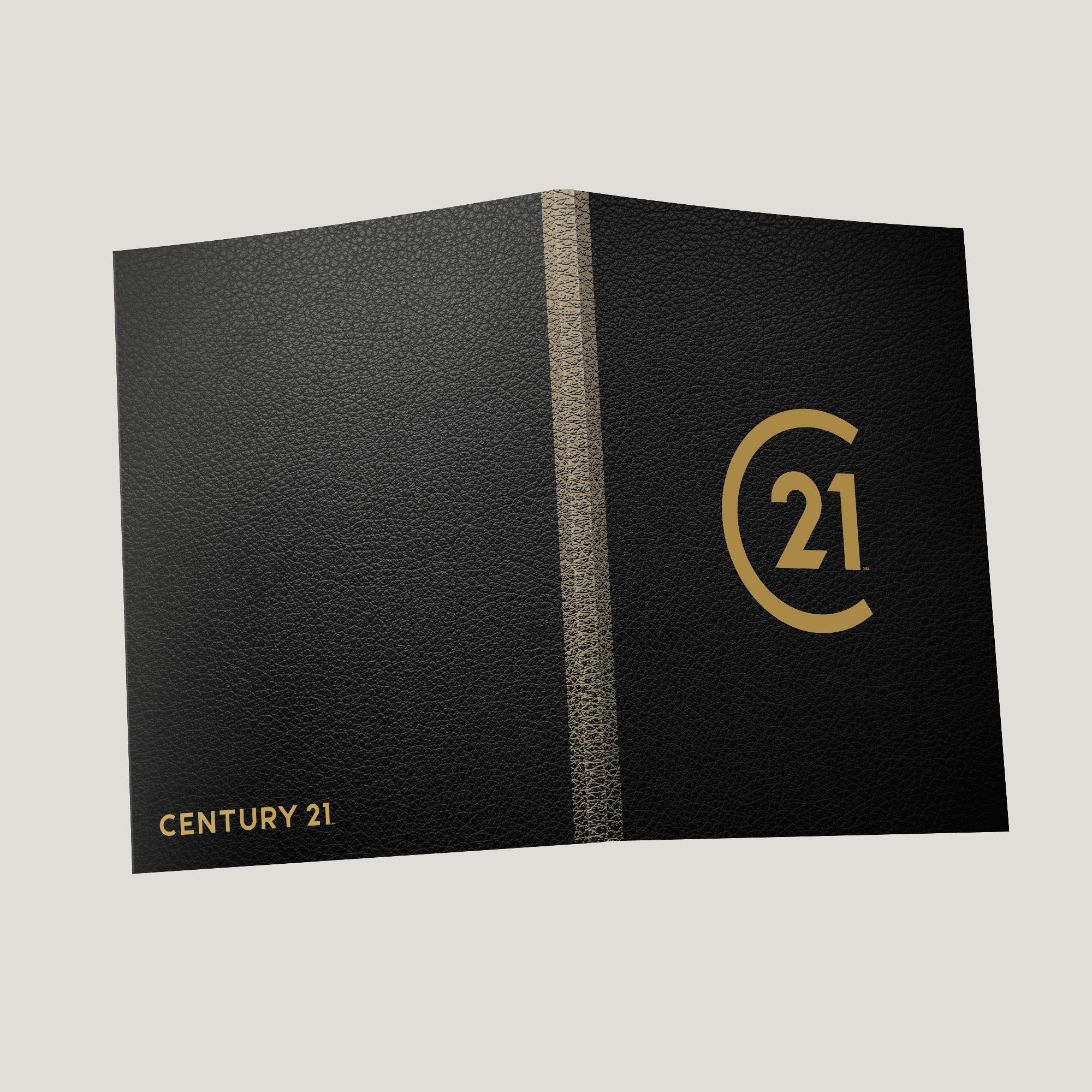 C21 Black Leather - Lay Flat SOFTCOVER - CLEARANCE (40 Pack) - Peleman Industries Inc. - 