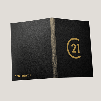 C21 Black Leather - Lay Flat SOFTCOVER - CLEARANCE (40 Pack) - Peleman Industries Inc. - 