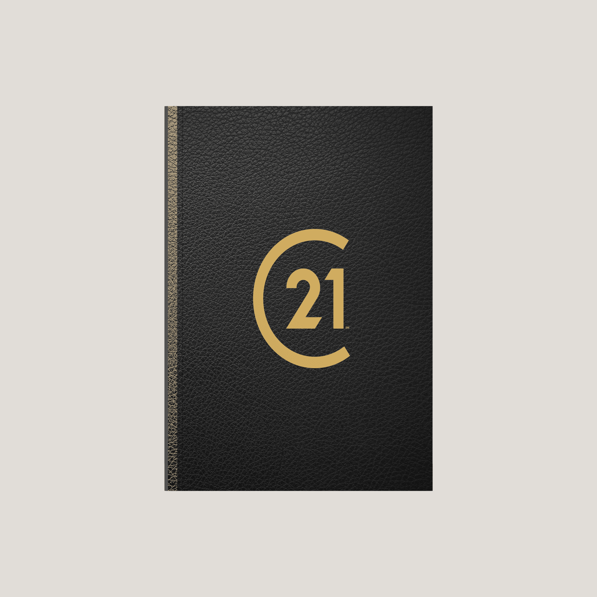 C21 Black Leather - Lay Flat SOFTCOVER - CLEARANCE (40 Pack) - Peleman Industries Inc. - 