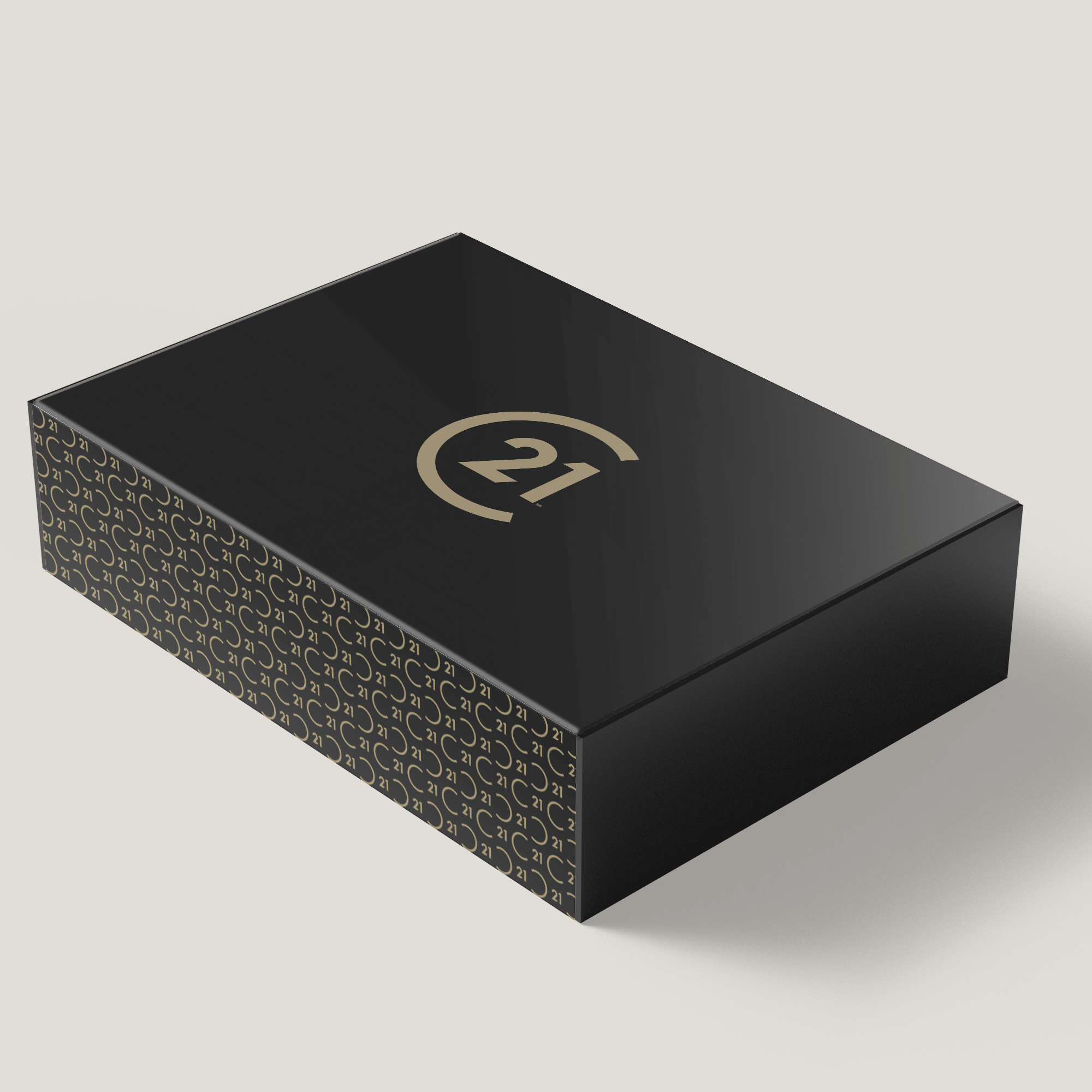 C21 Charcoal Large Gift Box (10 Pack) - Peleman Industries Inc. - 