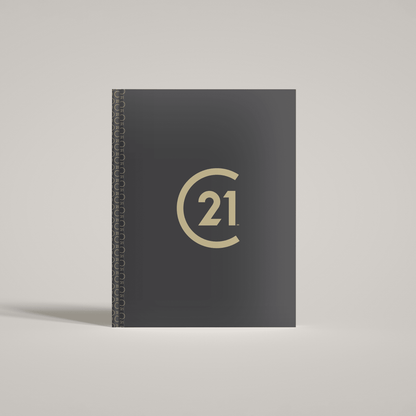 C21 Charcoal - Lay Flat HARDCOVER Soft Touch (10 Pack) - Peleman Industries Inc. - 