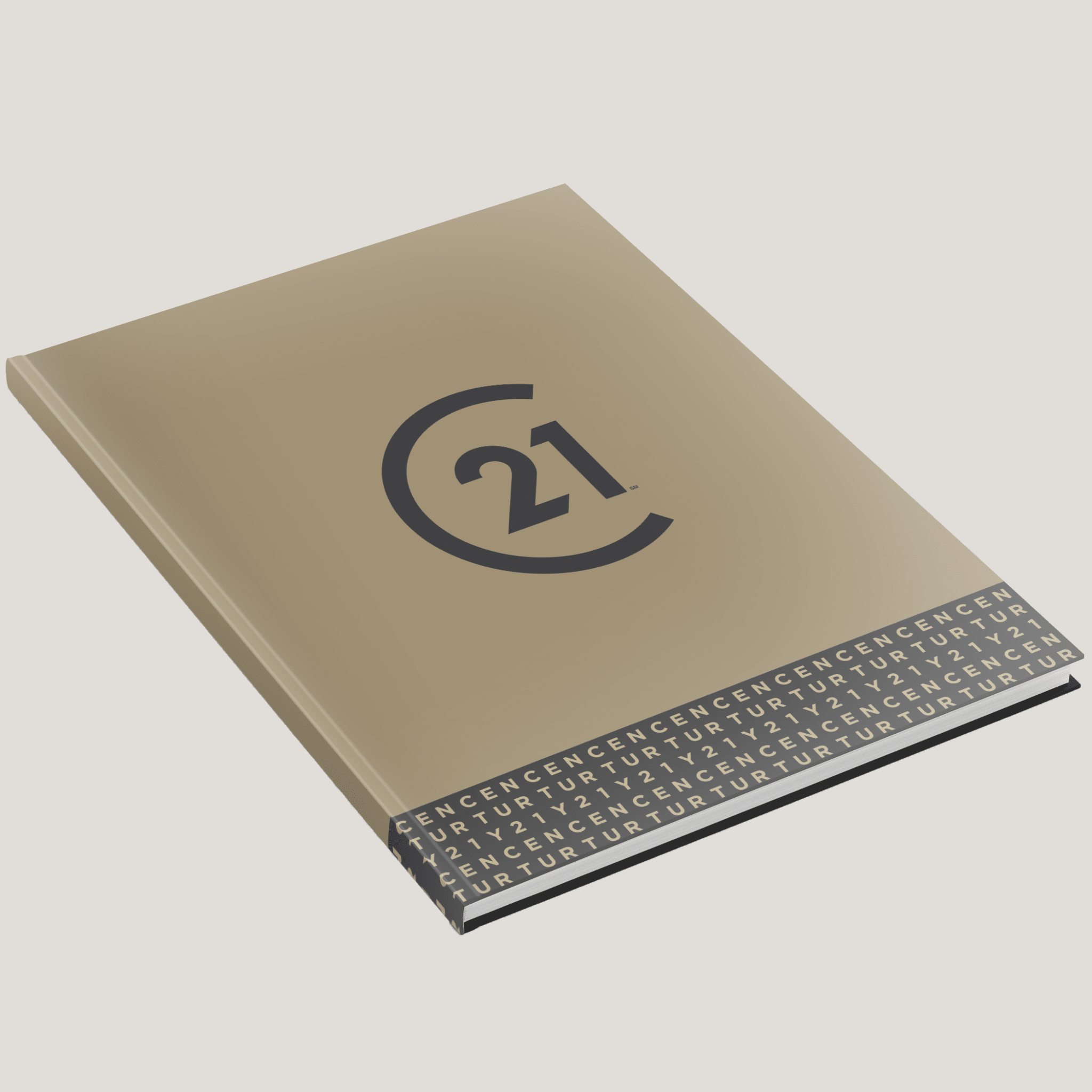 C21 Dark Gold Bar - Lay Flat HARDCOVER - CLEARANCE (10 Pack) - Peleman Industries Inc. - 