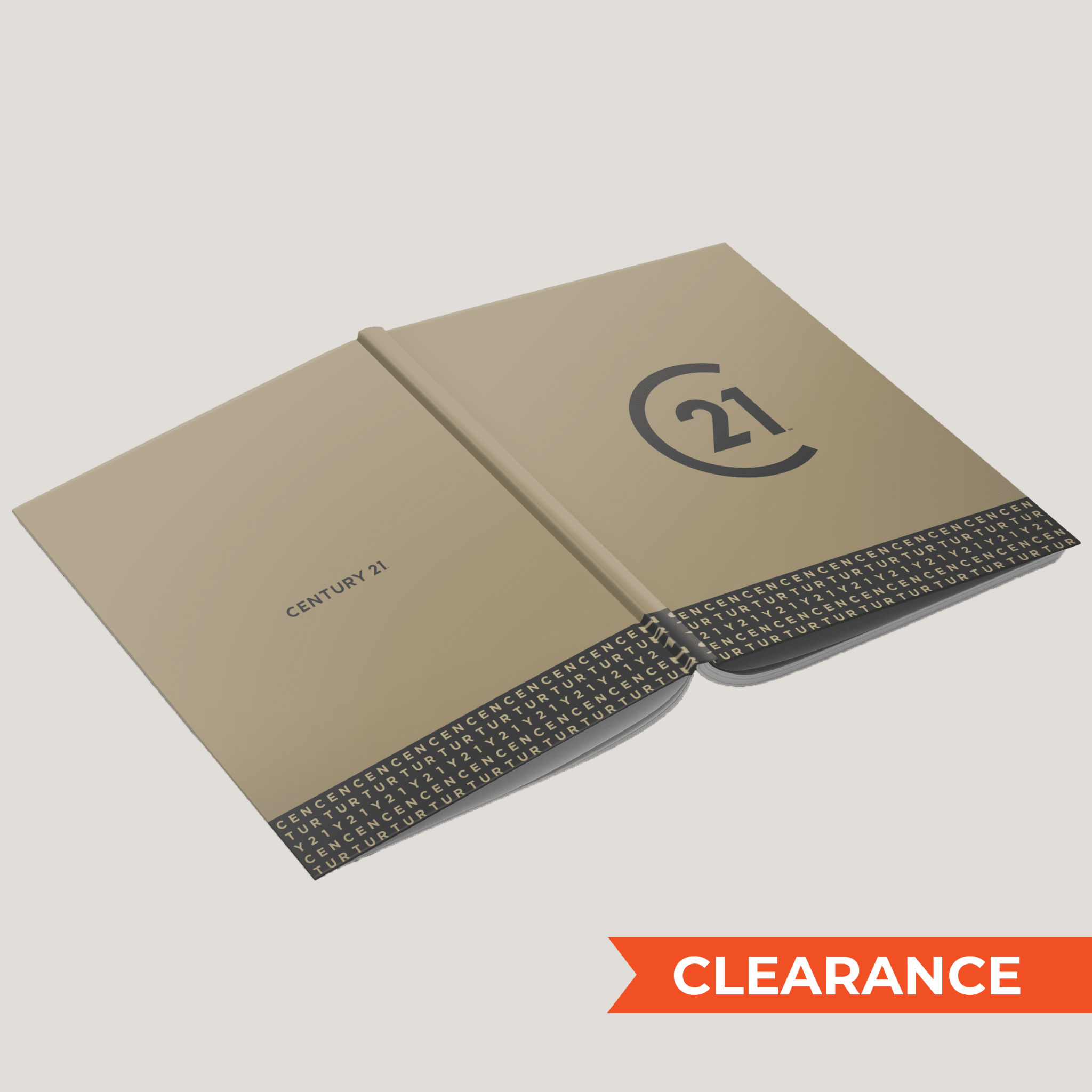 C21 Dark Gold Bar - Lay Flat HARDCOVER - CLEARANCE (10 Pack) - Peleman Industries Inc. - 