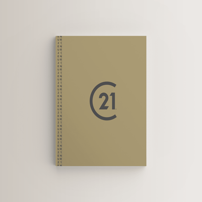 C21 Gilded Bindable - SOFTCOVER Lay Flat, Soft Touch (40 Pack) - Peleman Industries Inc. - 