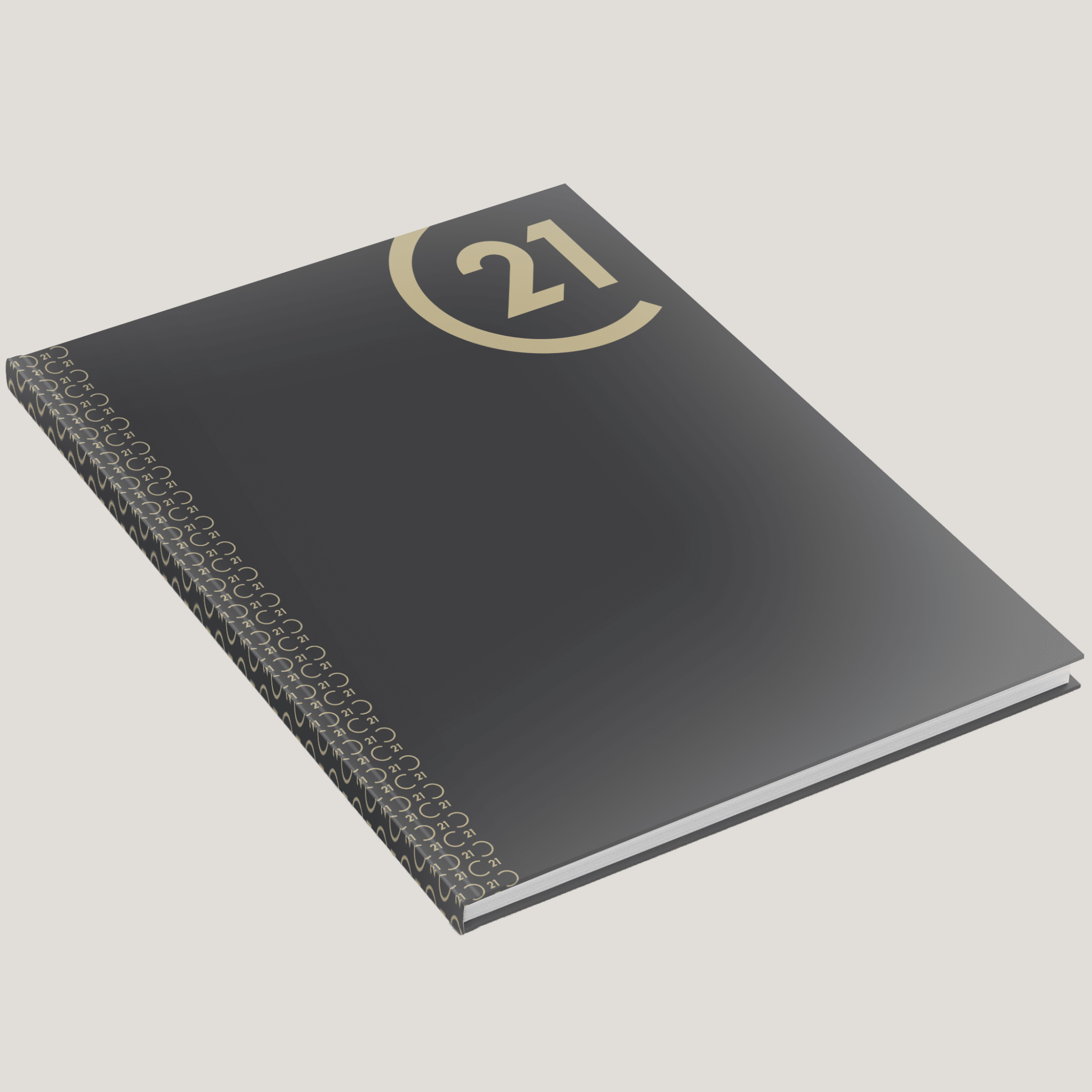 C21 Solid Repeat Spine - Lay Flat HARDCOVER - CLEARANCE (10 Pack) - Peleman Industries Inc. - 