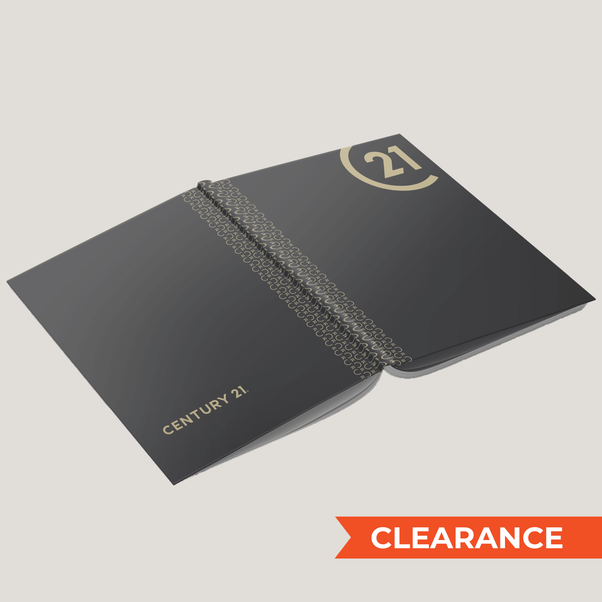 C21 Solid Repeat Spine - Lay Flat HARDCOVER - CLEARANCE (10 Pack) - Peleman Industries Inc. - 