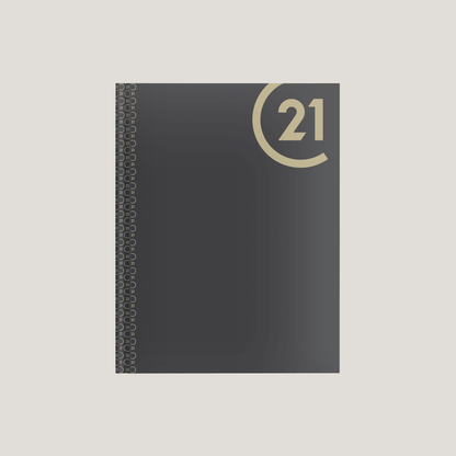 C21 Solid Repeat Spine - Lay Flat HARDCOVER - CLEARANCE (10 Pack) - Peleman Industries Inc. - 
