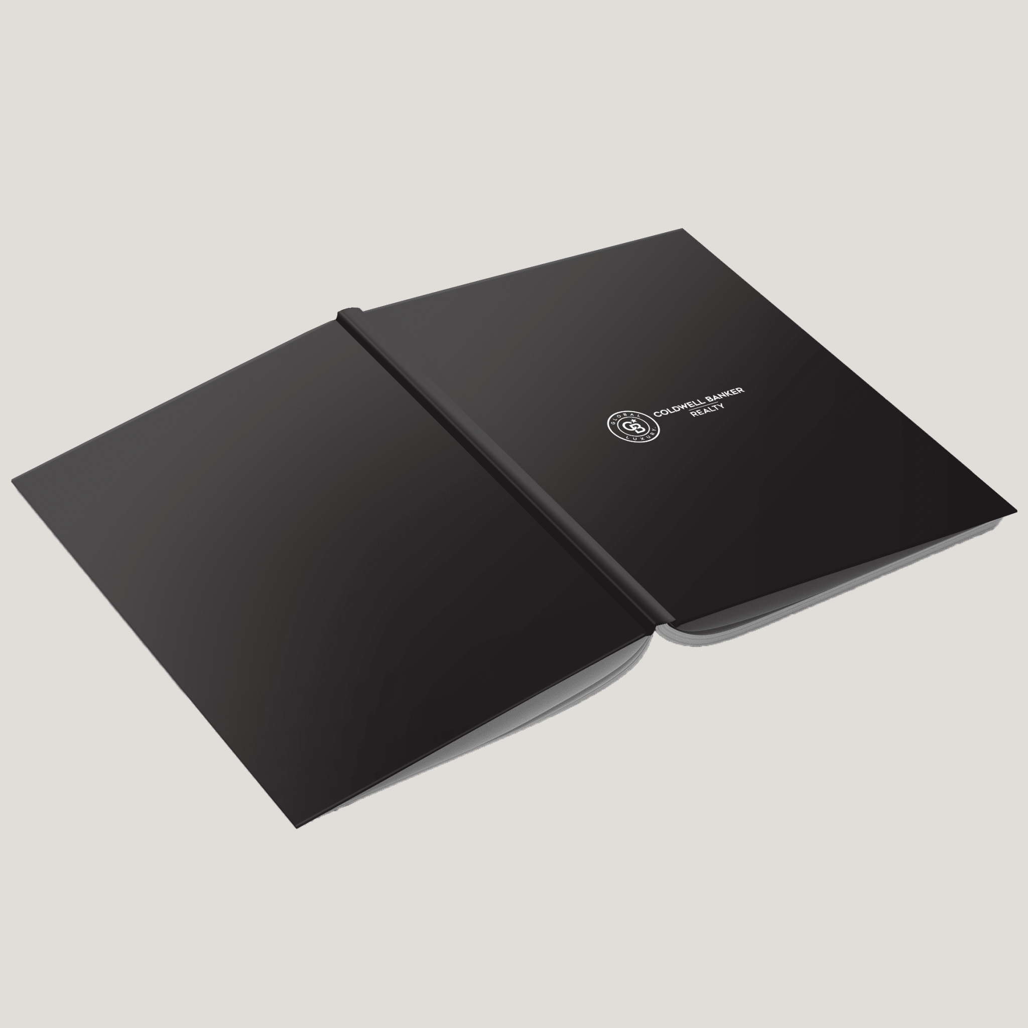 Coldwell Banker Global Luxury Portrait Hardcovers (Pack of 10) - Peleman Industries Inc. - 40 Spine - 30 Sheet Capacity - Mid Center - Option 9