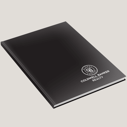 Coldwell Banker Global Luxury Portrait Hardcovers (Pack of 10) - Peleman Industries Inc. - 60 Spine - 40 Sheet Capacity - Bottom Right - Option 8