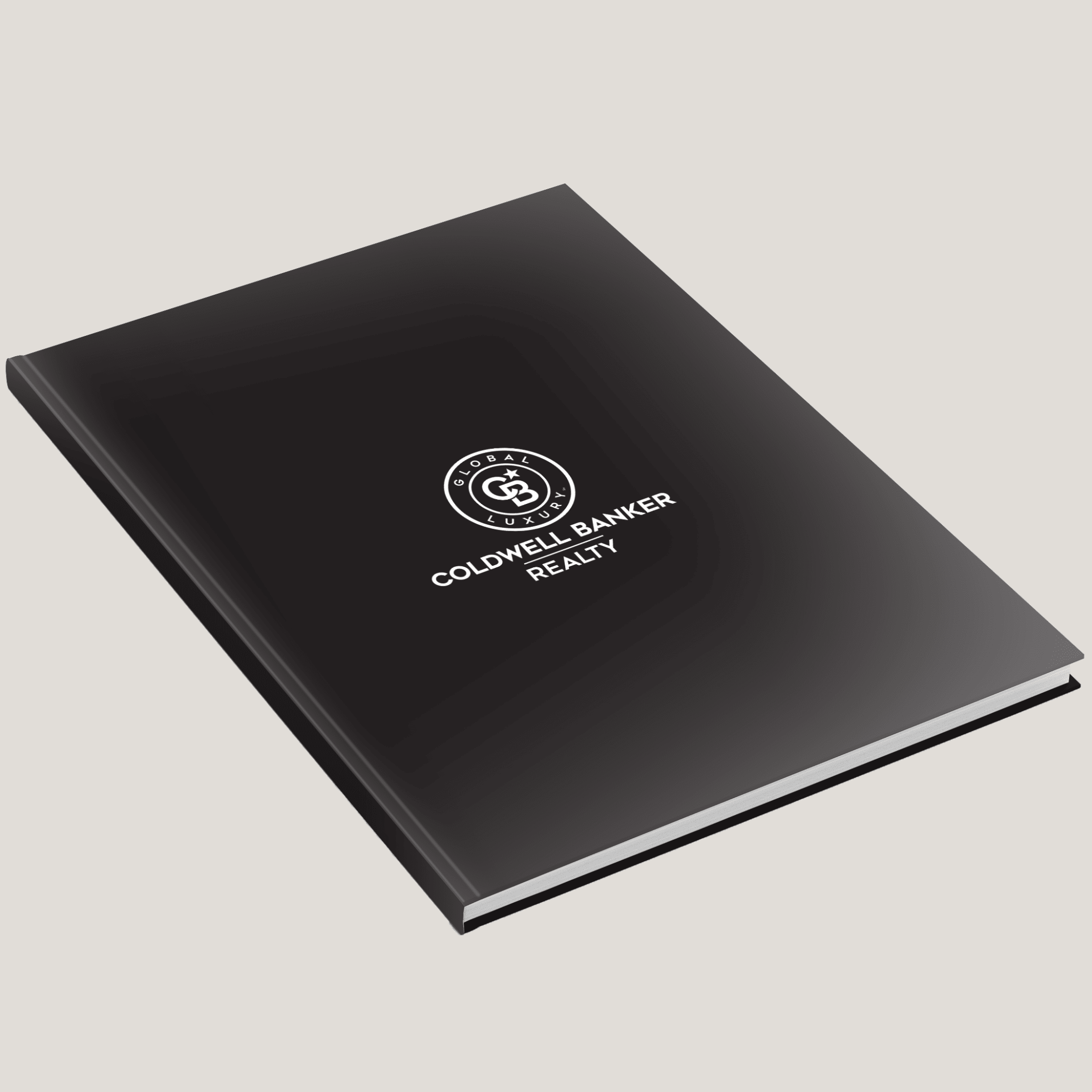 Coldwell Banker Global Luxury Portrait Hardcovers (Pack of 10) - Peleman Industries Inc. - 60 Spine - 40 Sheet Capacity - Mid Center - Option 8