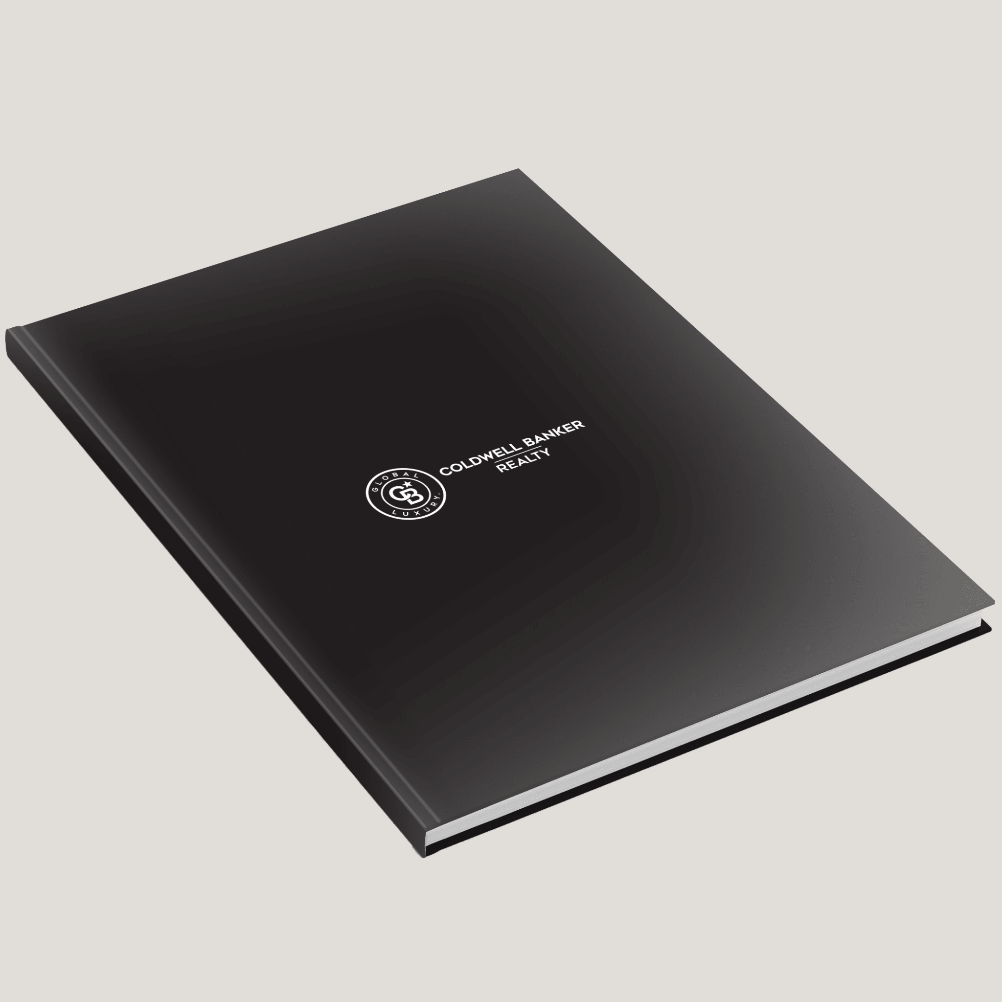 Coldwell Banker Global Luxury Portrait Hardcovers (Pack of 10) - Peleman Industries Inc. - 60 Spine - 40 Sheet Capacity - Mid Center - Option 9