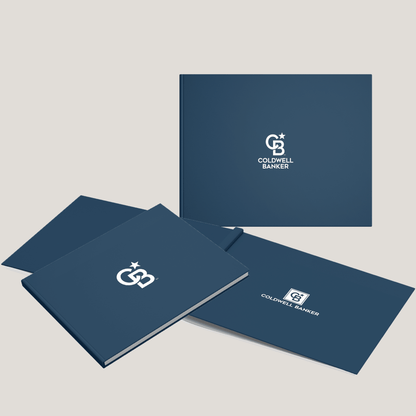 Coldwell Banker Landscape Hardcovers (Pack of 10) - Peleman Industries Inc. - 40 Spine - 30 Sheet Capacity - Option 1 - 