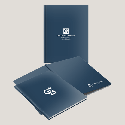 Coldwell Banker Portrait Hardcovers (Pack of 10) - Peleman Industries Inc. - 40 Spine/30 Sheet - Mid Center - Option 1