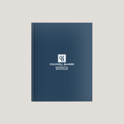 Coldwell Banker Portrait Hardcovers (Pack of 10) - Peleman Industries Inc. - 80 Spine/60 Sheet - Mid Center - Option 4