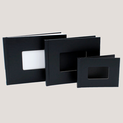 Eco Black Clamp Binding Photobooks - Peleman Industries Inc. - 5x7 inch - Window - 