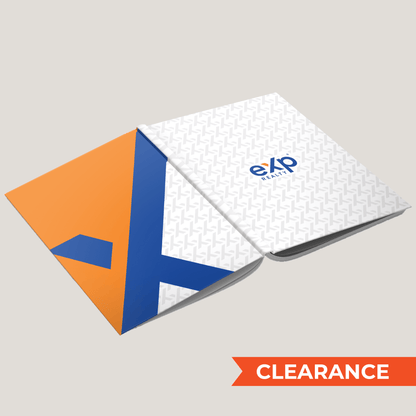 eXp Blue/Orange - Lay Flat HARDCOVER - CLEARANCE (10 Pack) - Peleman Industries Inc. - 