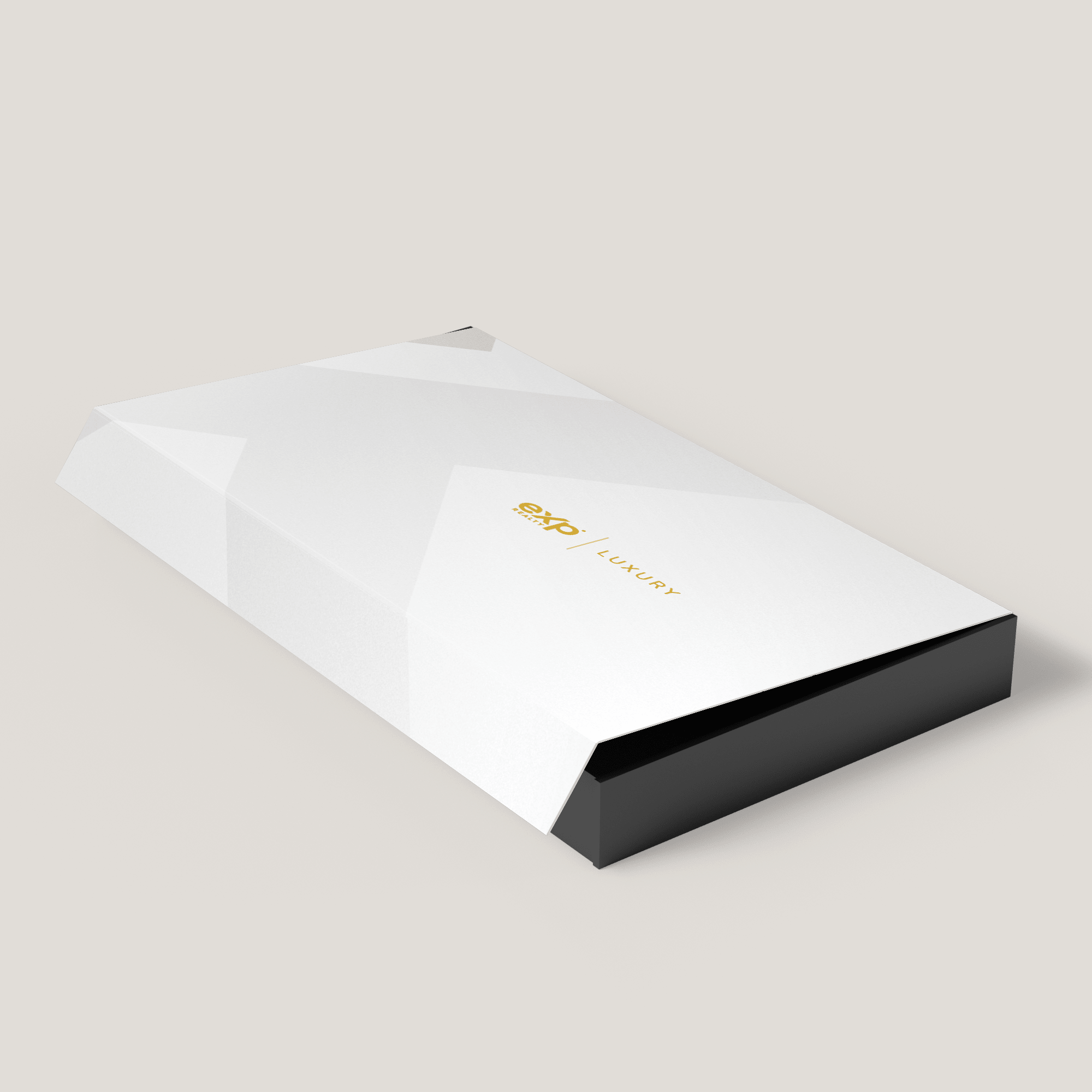 eXp Luxury Listing Presentation Box (10 Pack) - Peleman Industries Inc. - White Pearl - 