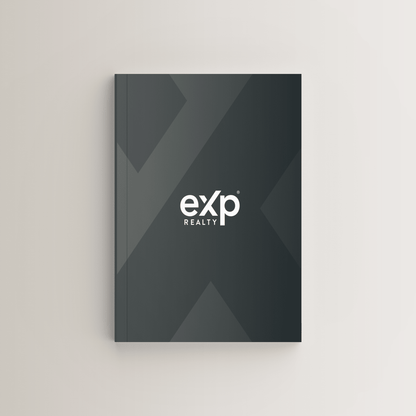 eXp Realty Black Onyx - Lay Flat SOFTCOVER Soft Touch (10 Pack) - Peleman Industries Inc. - 