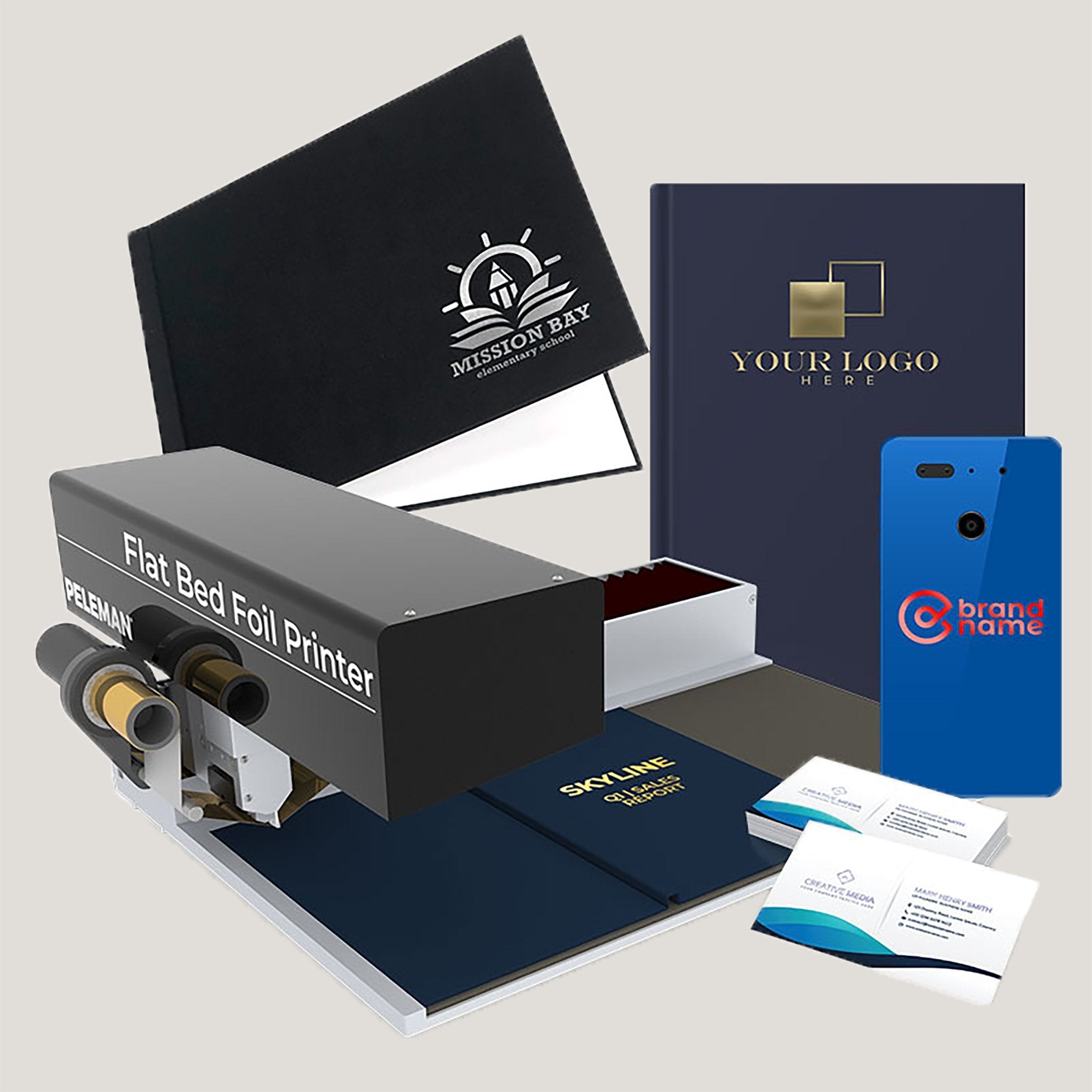 Flat Bed Foil Printer - Peleman Industries Inc. - 