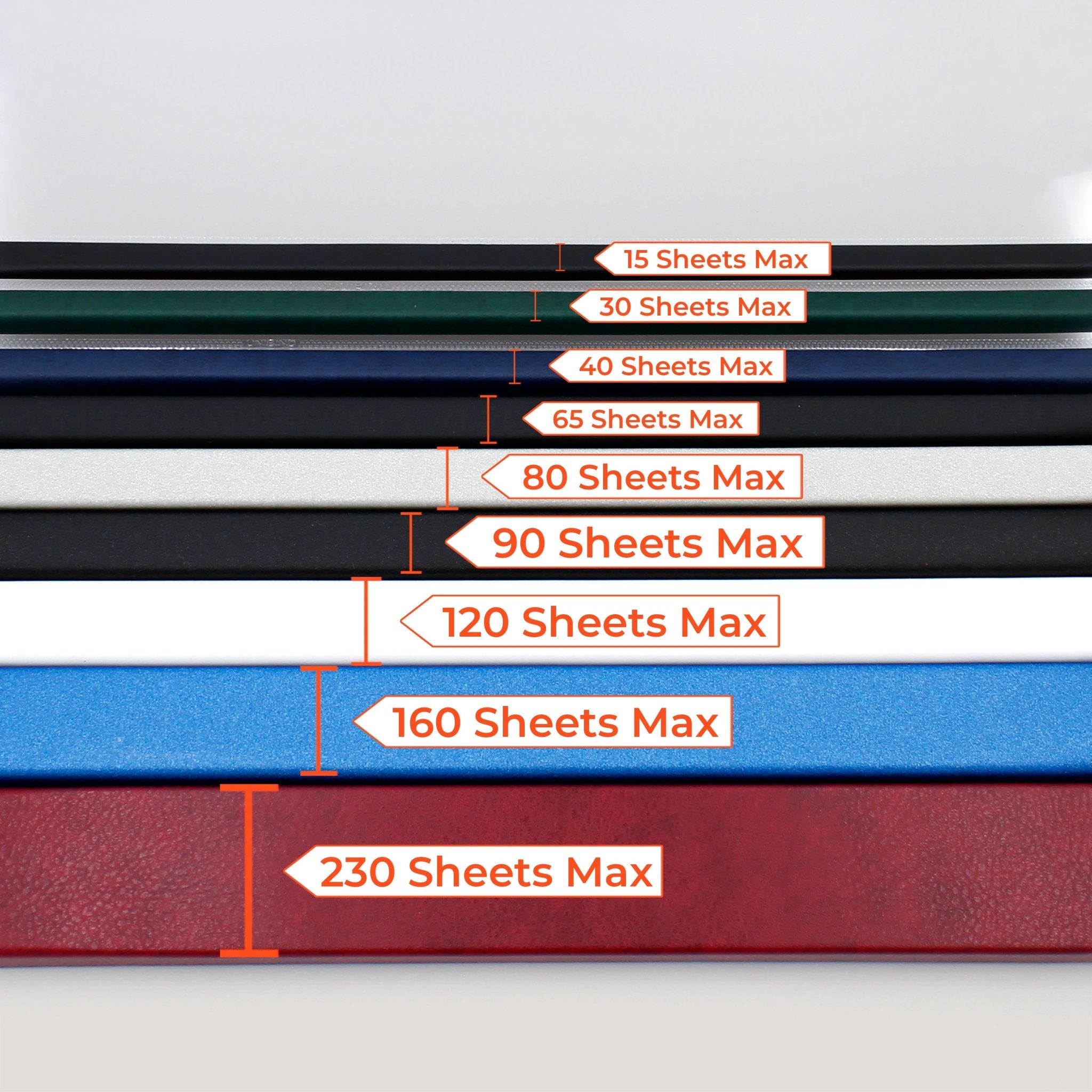 Flex Covers - Peleman Industries Inc. - Black - 20 Sheets Max - 110/Box - 