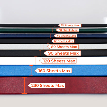 Flex Covers - Peleman Industries Inc. - Black - 20 Sheets Max - 110/Box - 