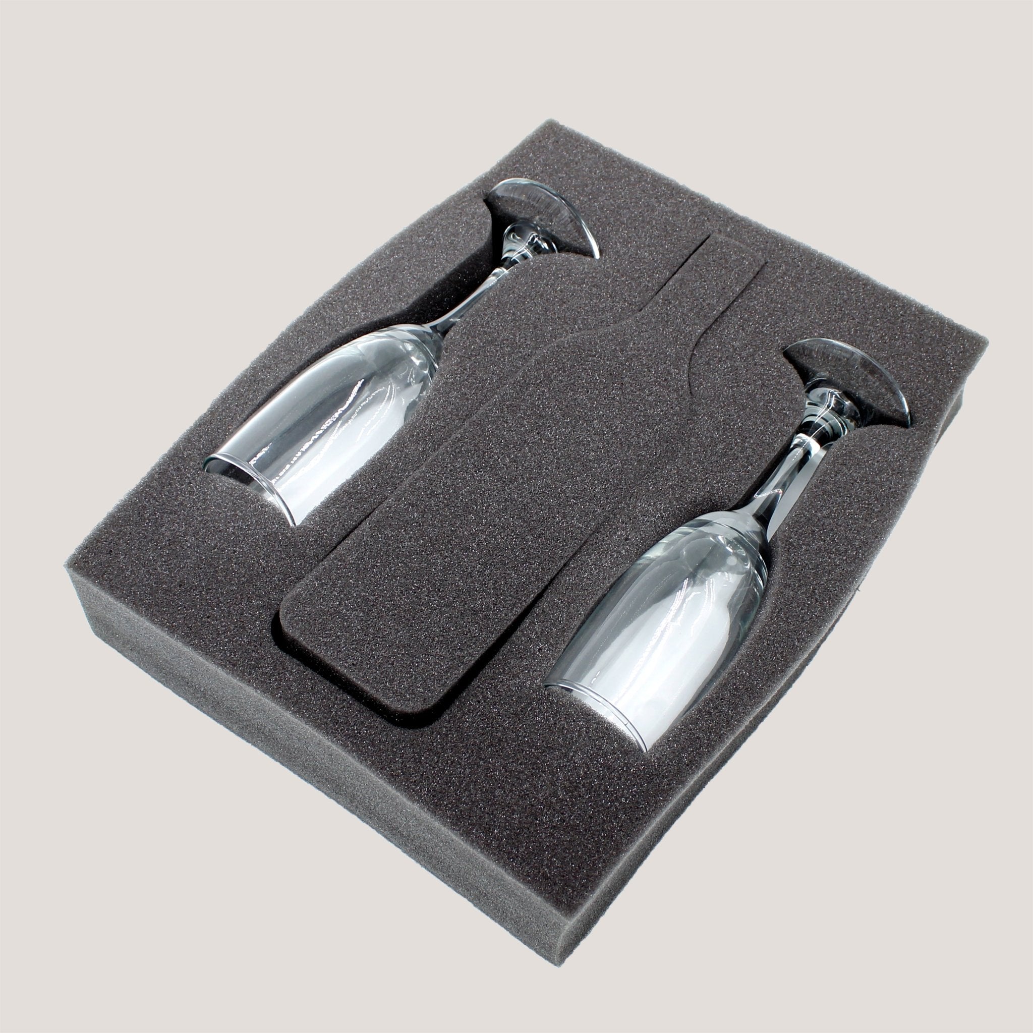 Foam and Glassware insert for Peleman Gift Box - Peleman Industries Inc. - 