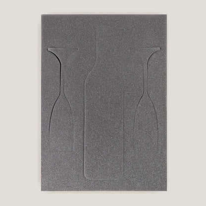 Foam and Glassware insert for Peleman Gift Box - Peleman Industries Inc. - 