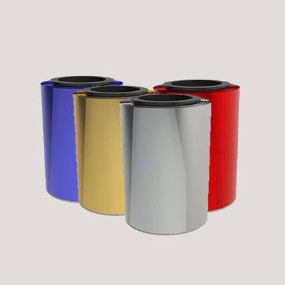 Foil Rolls for Flat Bed Foil Printer - Peleman Industries Inc. - Group A - Metallic Red - 