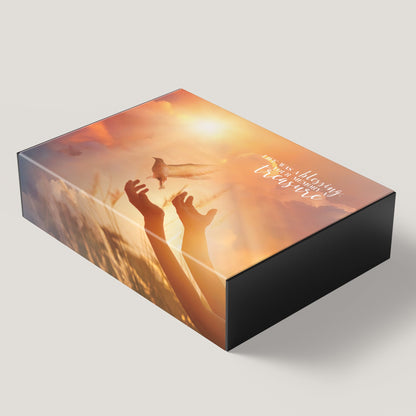 Funeral Sunset Dove 3.5" Keepsake Box (10 Pack) - Peleman Industries Inc. - 