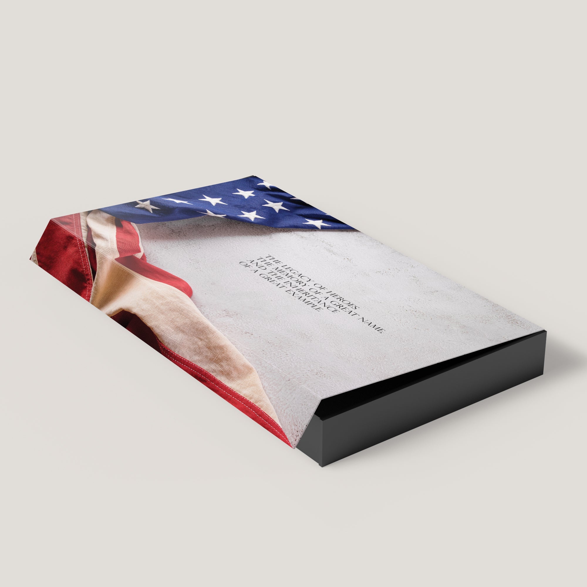 Funeral Veteran 1.75" Keepsake Box (10 Pack) - Peleman Industries Inc. - 