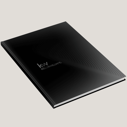KW Basic Black - (10 Pack) Lay Flat HARDCOVER - CLEARANCE - Peleman Industries Inc. - 